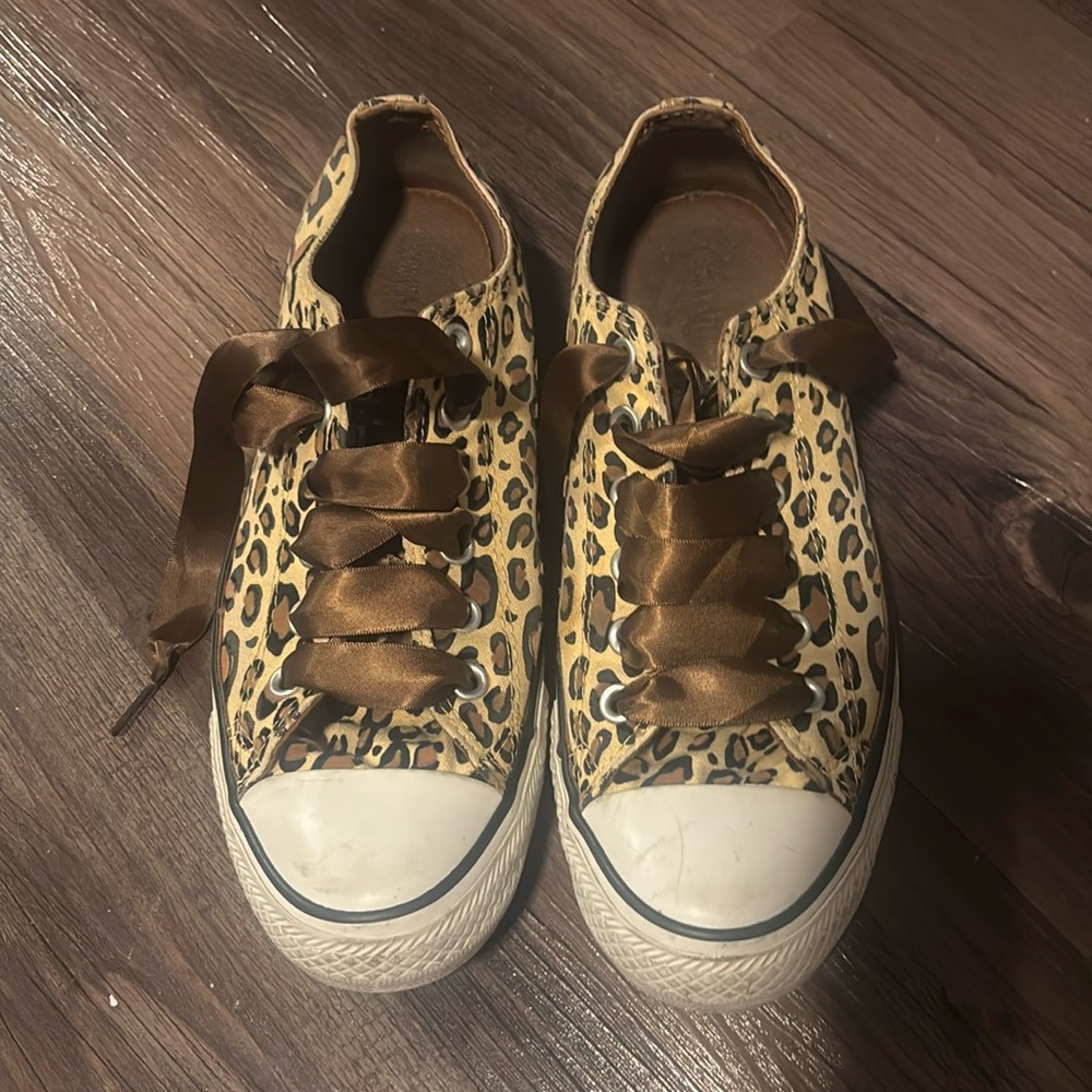 Leopard Print Converse